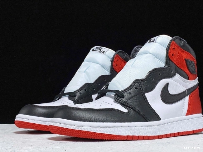 Kicktheory High Jordan Satin Black 1 Retro Air CD0461-016 Toe 0812